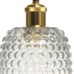 Glas Pendelleuchte in Transparent - Ranito