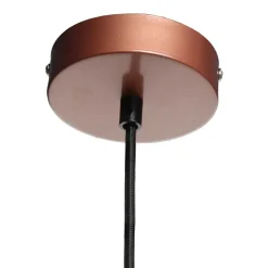 Glas Pendelleuchte in Violett - Lavillos