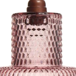 Glas Pendelleuchte in Violett - Lavillos