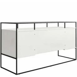 Glas Schreibtisch mit Rillen Strukturglasplatte - Corners