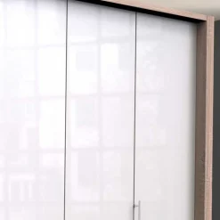 Glasbeschichteter Kleiderschrank mit zwei Falttüren - Bosays