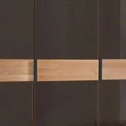 Glasfront-Kleiderschrank mit fünf Türen - Hung