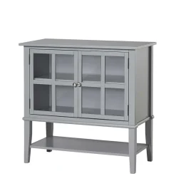 Glastüren-Schrank im Vintage Look - Radius