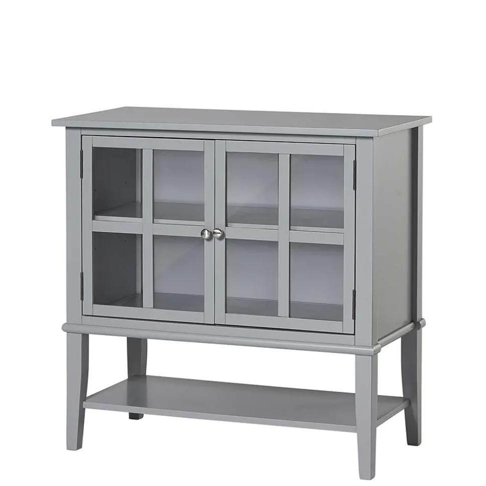 Glastüren-Schrank im Vintage Look - Radius