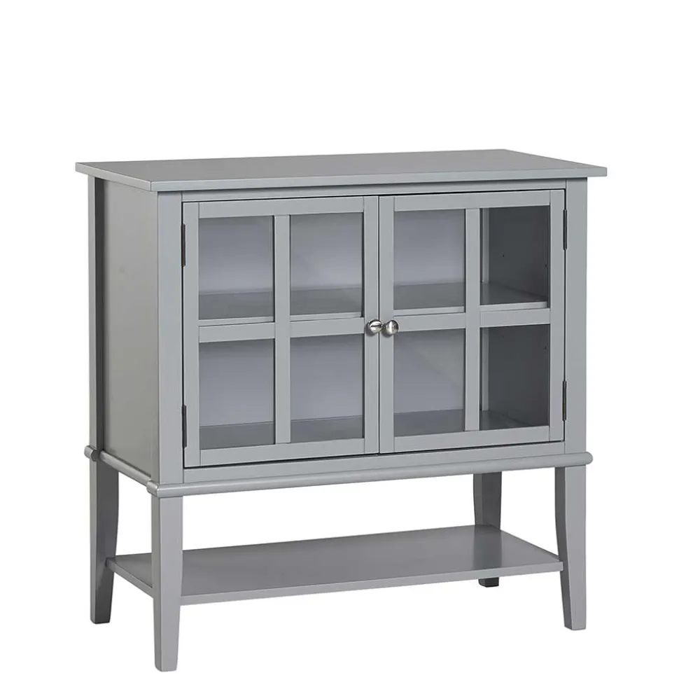 Glastüren-Schrank im Vintage Look - Radius