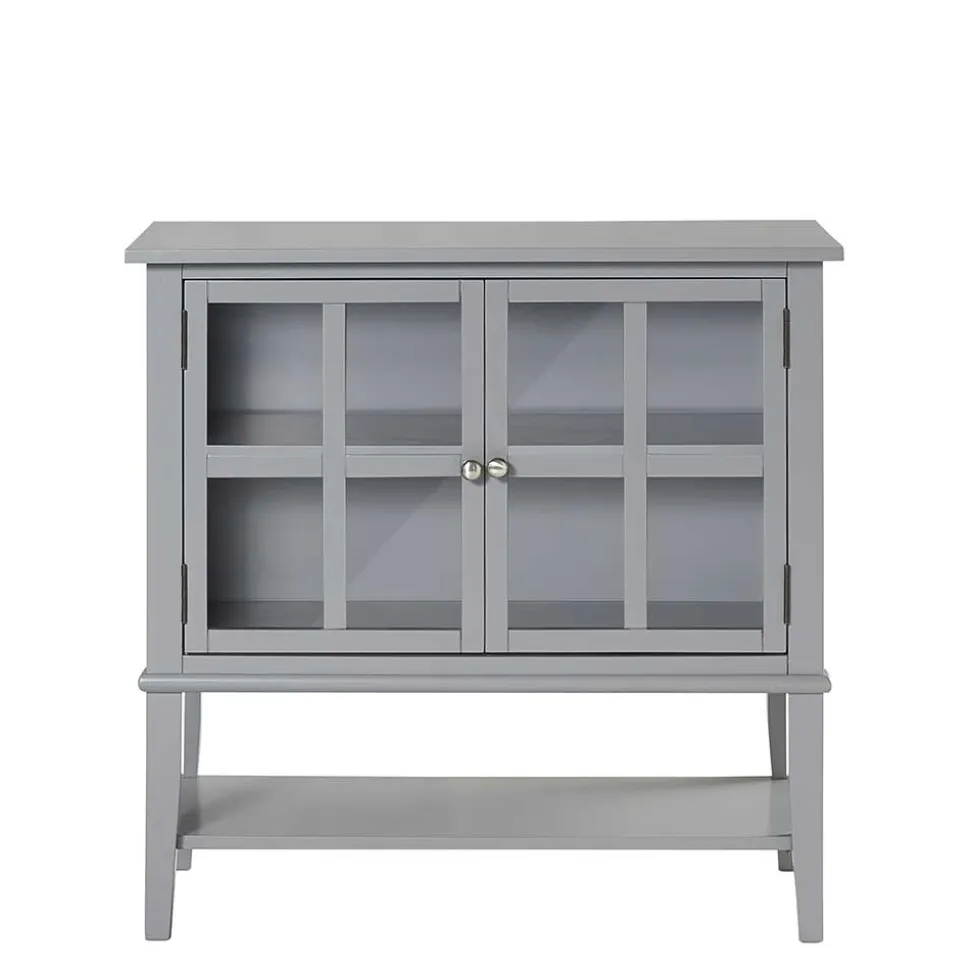 Glastüren-Schrank im Vintage Look - Radius