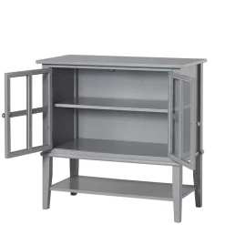 Glastüren-Schrank im Vintage Look - Radius