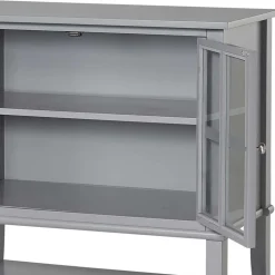 Glastüren-Schrank im Vintage Look - Radius