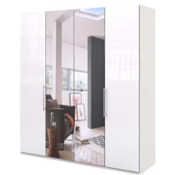 Gleittüren Schlafzimmerschrank mit Spiegel - Dolienca