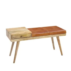 Günstige Design Polsterbank mit Leder - Zanyorita