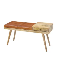 Günstige Design Polsterbank mit Leder - Zanyorita