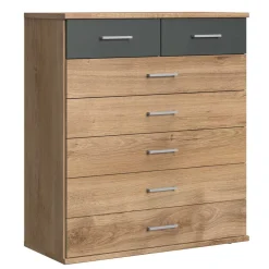 Günstige Kommode - groß 90x106x40 cm - Leviza