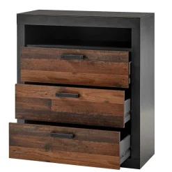 Günstige Kommode mit drei Schubladen & Fach - Timuras