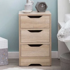 Günstiger Schubladen Nachtschrank in 31x49x31 - Navarra