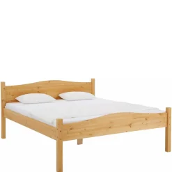 Günstiges Holzbett aus Massivholz Kiefer - Verwego