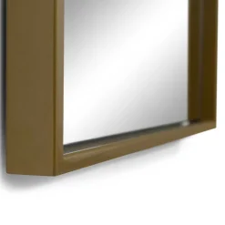 Goldener Designspiegel - oben bogenförmig - Zolencas