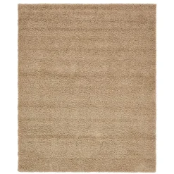 Graubrauner Teppich mit Hochflor - Liv