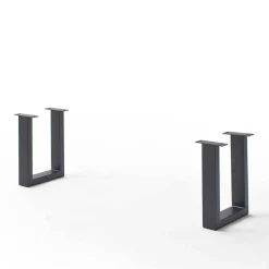 Graue Baumkanten Küchenbank aus Akazie - Joella