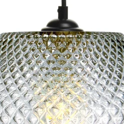 Graue Glas Pendelleuchte in Modern - Nelzoma