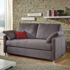 Graue Schlafcouch in drei Breiten - Jaxon