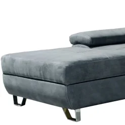 Graue Sofaecke mit Schlaffunktion - Quartia