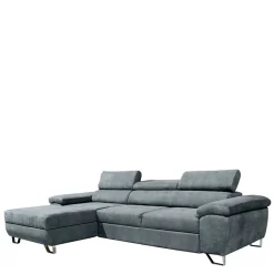 Graue Sofaecke mit Schlaffunktion - Quartia