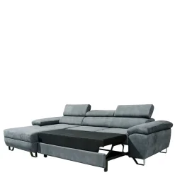 Graue Sofaecke mit Schlaffunktion - Quartia