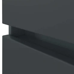 Grauer Bad Hochschrank zum Stellen oder Hängen - Noricas