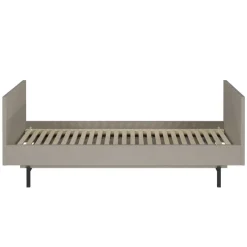 Graues Kinderbett mit Gitterseiten - Suzanas