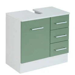 Grüne Badezimmermöbel günstig - Loenixa (dreiteilig)