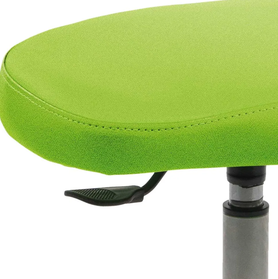 Grüner Kinderhocker höhenverstellbar - Targeto