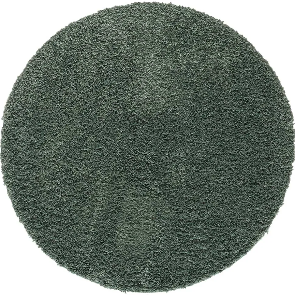 Grüner Teppich mit 4 cm Hochflor - Pereza