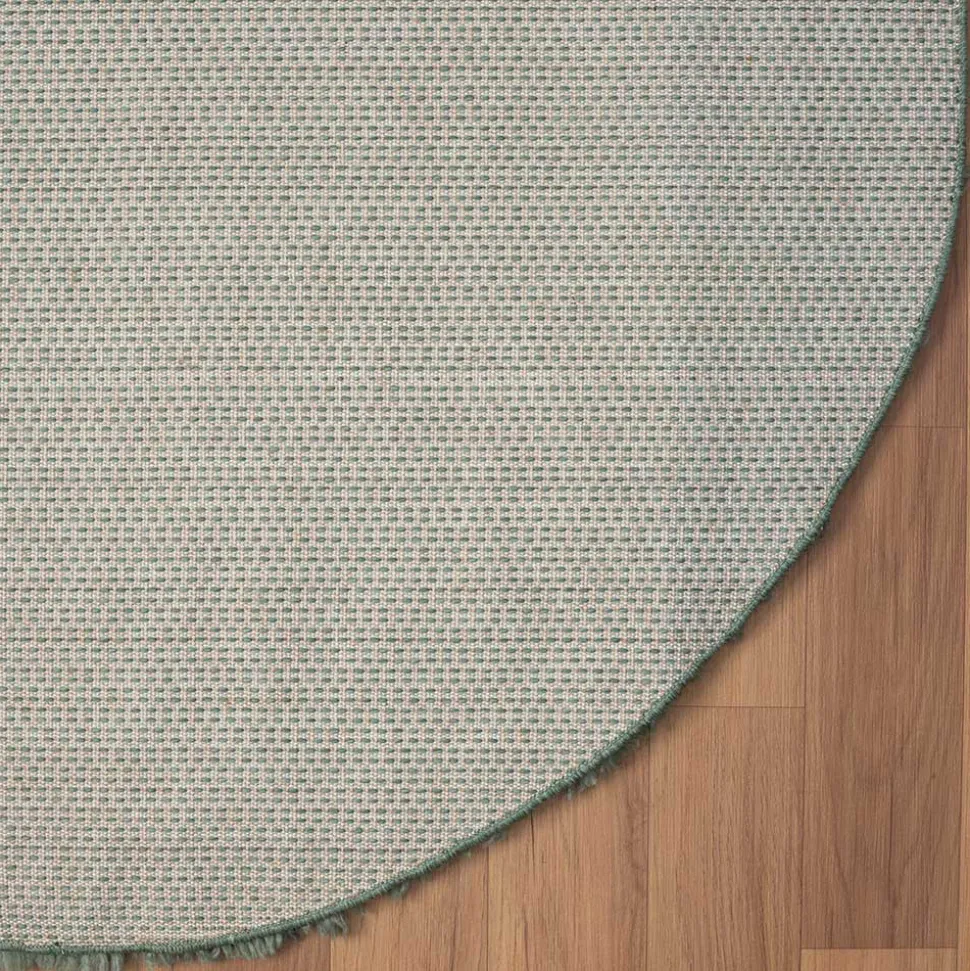 Grüner Teppich mit 4 cm Hochflor - Pereza