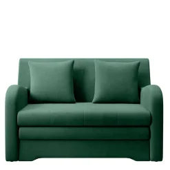 Grünes Schlafsofa mit Veloursbezug - Vigretta
