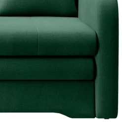 Grünes Schlafsofa mit Veloursbezug - Vigretta
