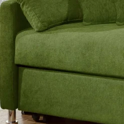 Grünes Zweisitzer Sofa ausklappbar - Molocai