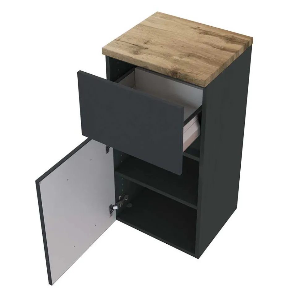 Große Badmöbel Ausstattung im Set - Noricas (fünfteilig)