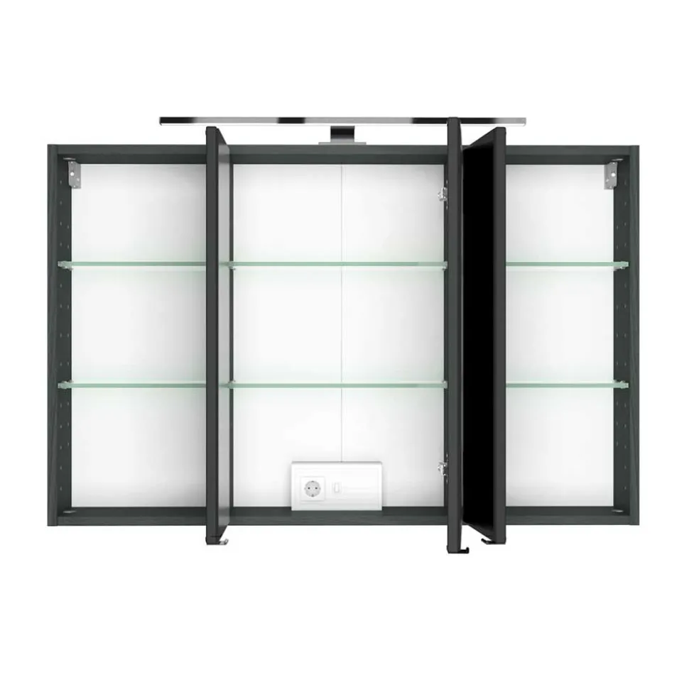 Große Badmöbel Ausstattung im Set - Noricas (fünfteilig)