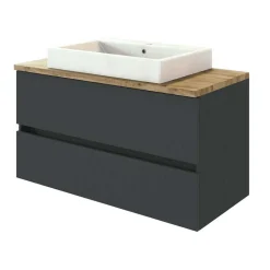 Große Badmöbel Ausstattung im Set - Noricas (fünfteilig)