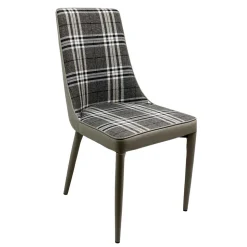 Große Essgruppe in Grau Weiß Mervellin mit Bank (sechsteilig)