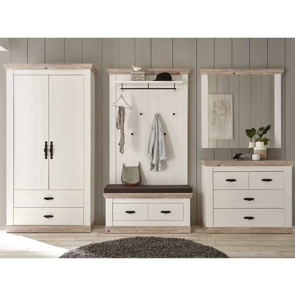 Große Flur Einrichtung Set - Nedita I (fünfteilig)