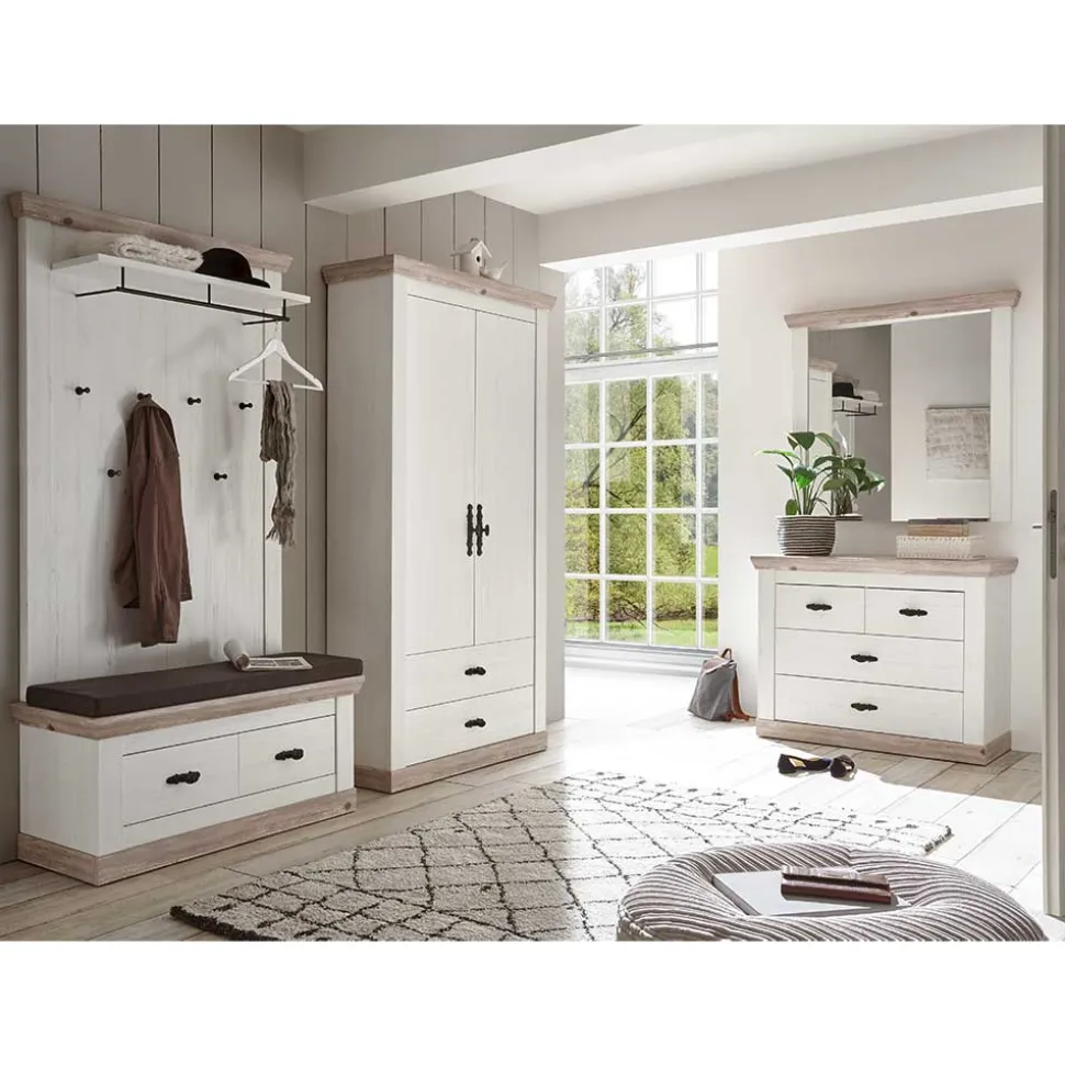 Große Flur Einrichtung Set - Nedita I (fünfteilig)