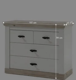 Große Flur Einrichtung Set - Nedita I (fünfteilig)