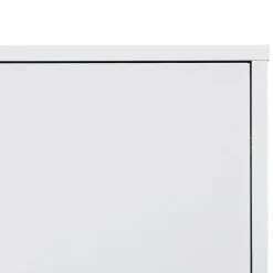 Große Kombi-Kommode in Weiß mit Eiche - Savuta