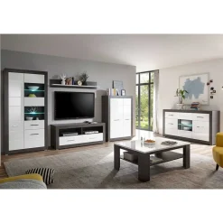 Große Wohnmöbel Kombi modern - Istensa (sechsteilig)