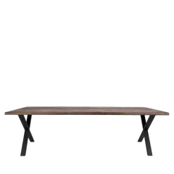 Großer Esszimmertisch aus Eiche Rauchfarben - Isabelon