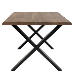 Großer Esszimmertisch aus Eiche Rauchfarben - Isabelon