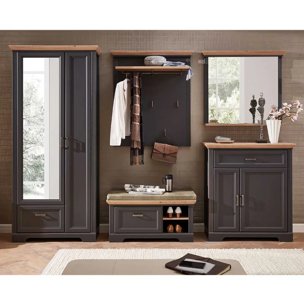 Großes Flurmöbel Set Landhaus - Thumbs (fünfteilig)