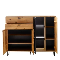 Großes Highboard mit Metall Bügelgestell - Flacona