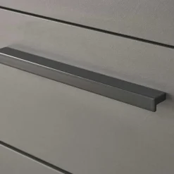 Großes Sideboard in Eiche Dunkel und Anthrazit - Mundo